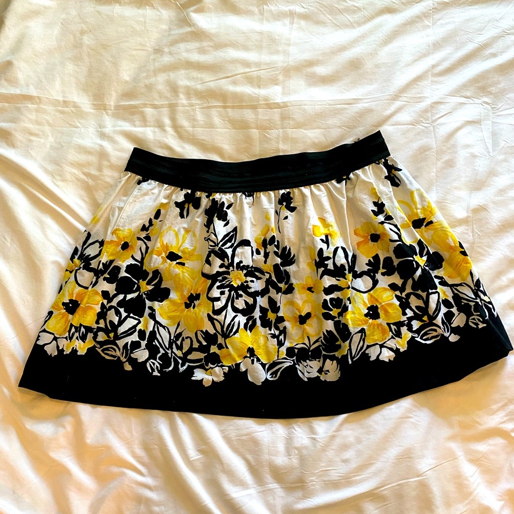 Floral print skirt 2x